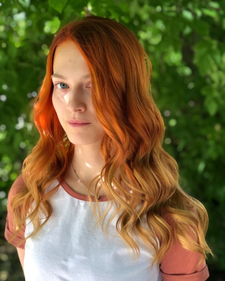 Couleur des cheveux châtain clair