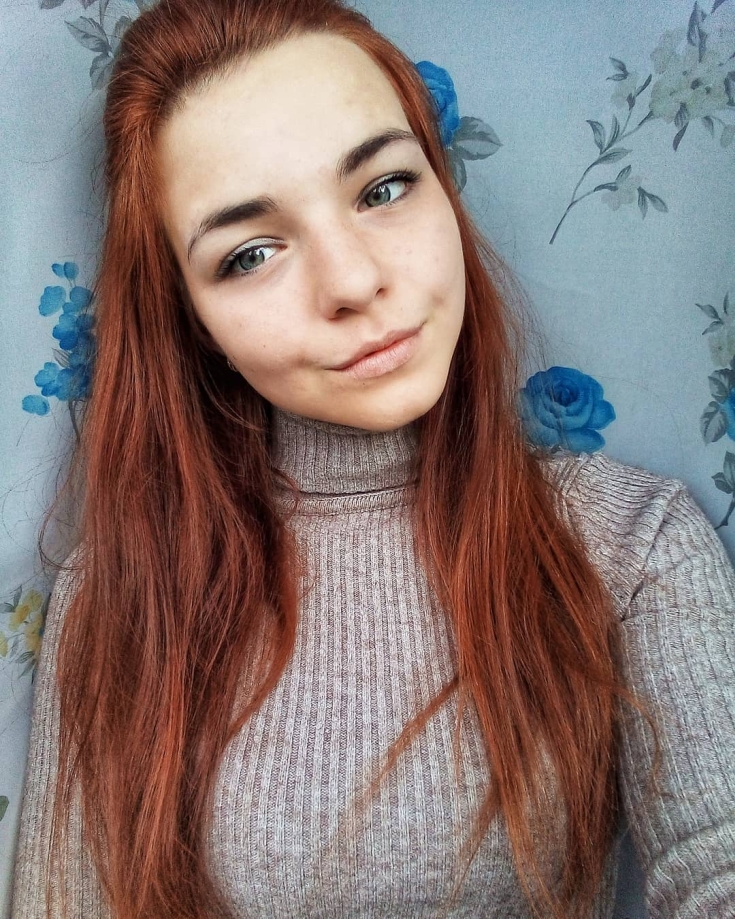 Couleur des cheveux roux pour les yeux bleus