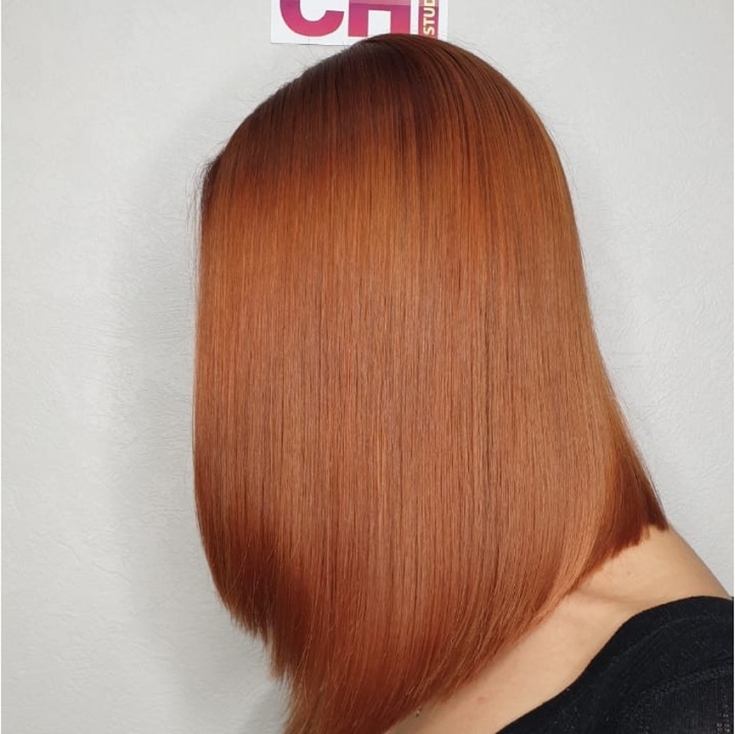 Couleur des cheveux châtain caramel