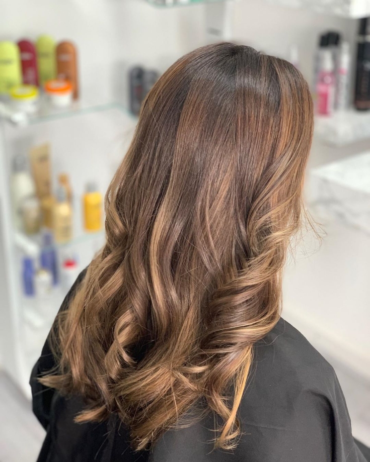Couleur des cheveux blanc-brun