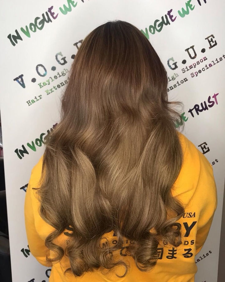 Photo couleur de cheveux châtain clair