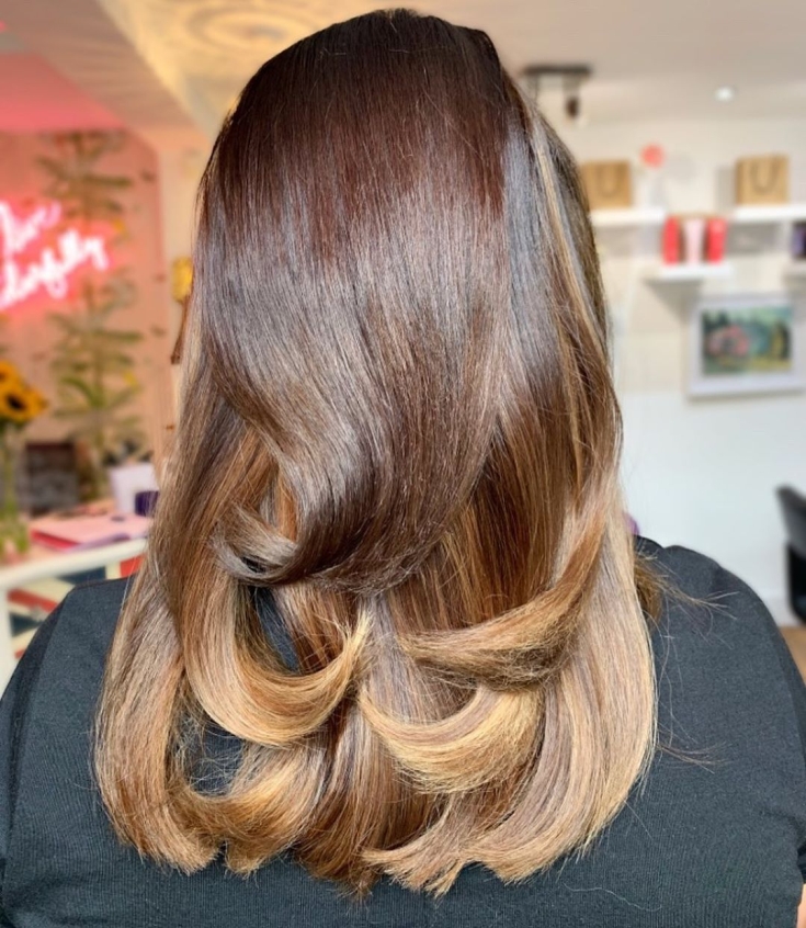 Couleur des cheveux châtain clair