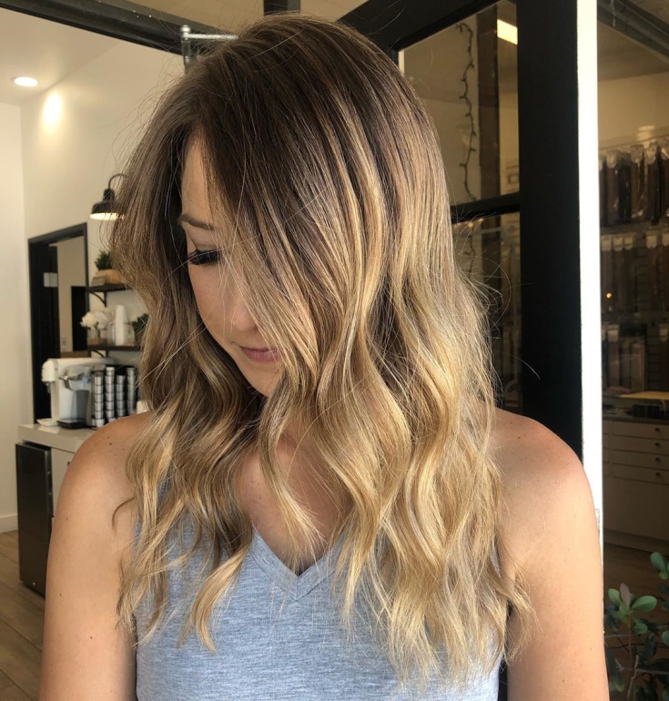 Couleur des cheveux châtain clair