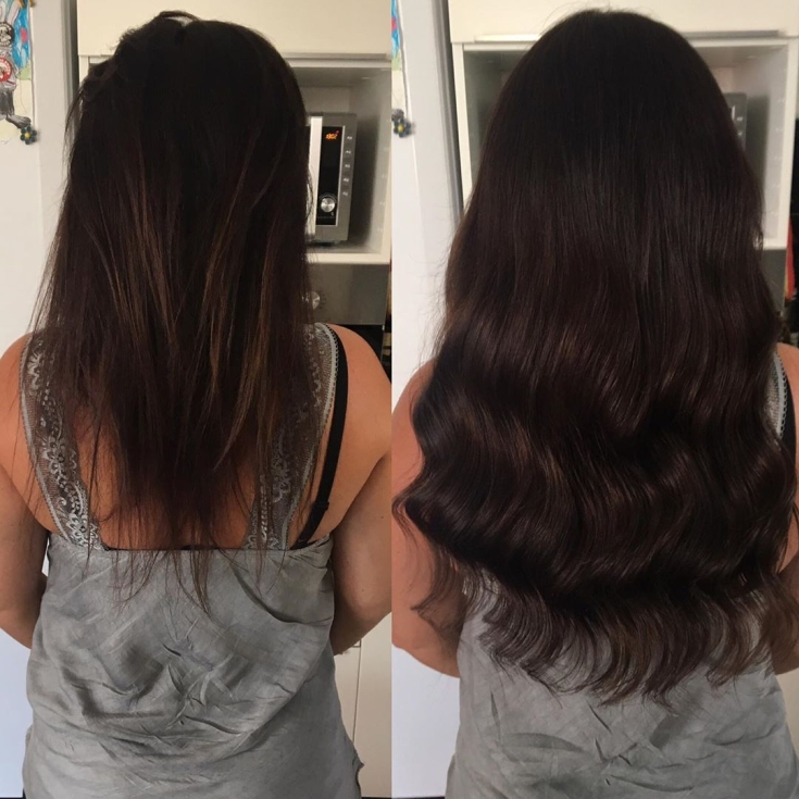 Couleur des cheveux brun rougeâtre