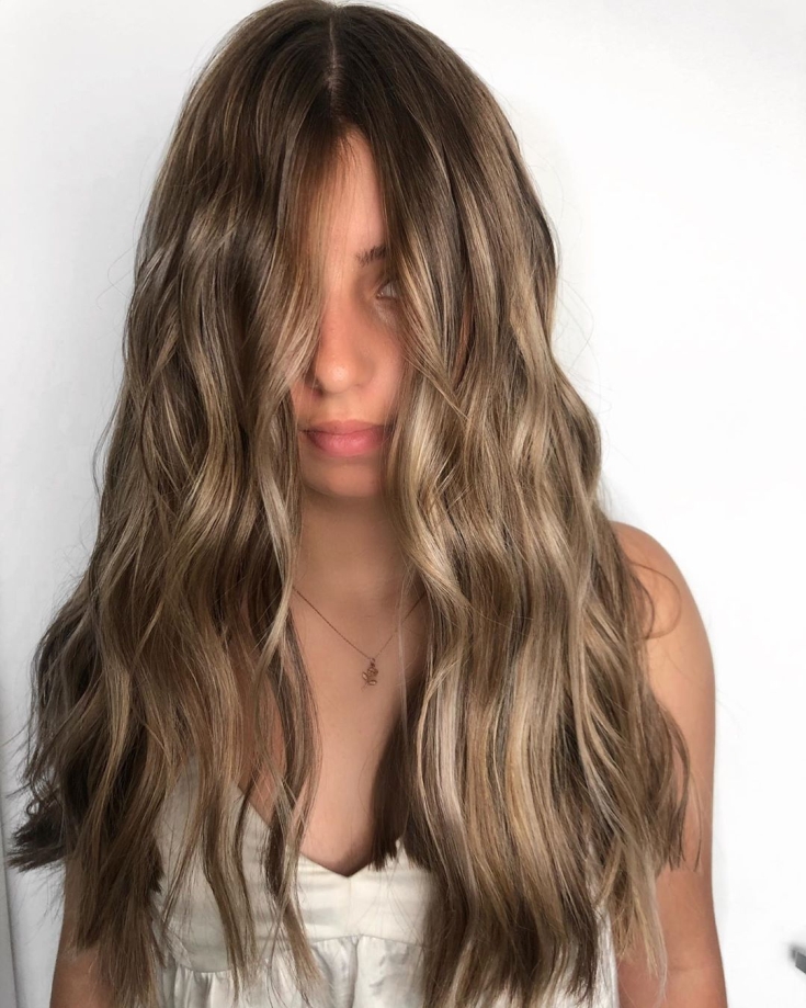 Photo couleur de cheveux châtain clair