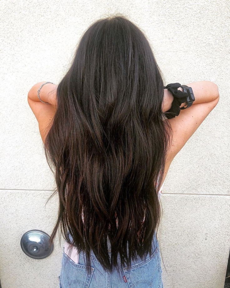 Couleur de cheveux brun froid