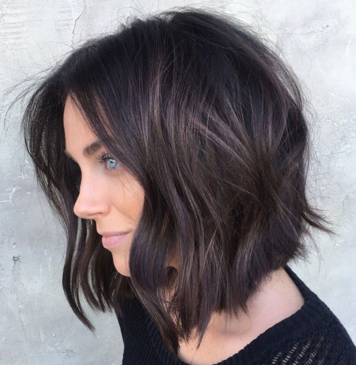Couleur de cheveux noir bob