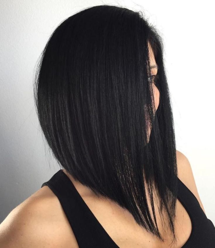 Couleur de cheveux noir bob