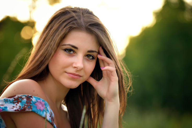 (+150 photo) Couleur de cheveux claire pour les yeux marrons