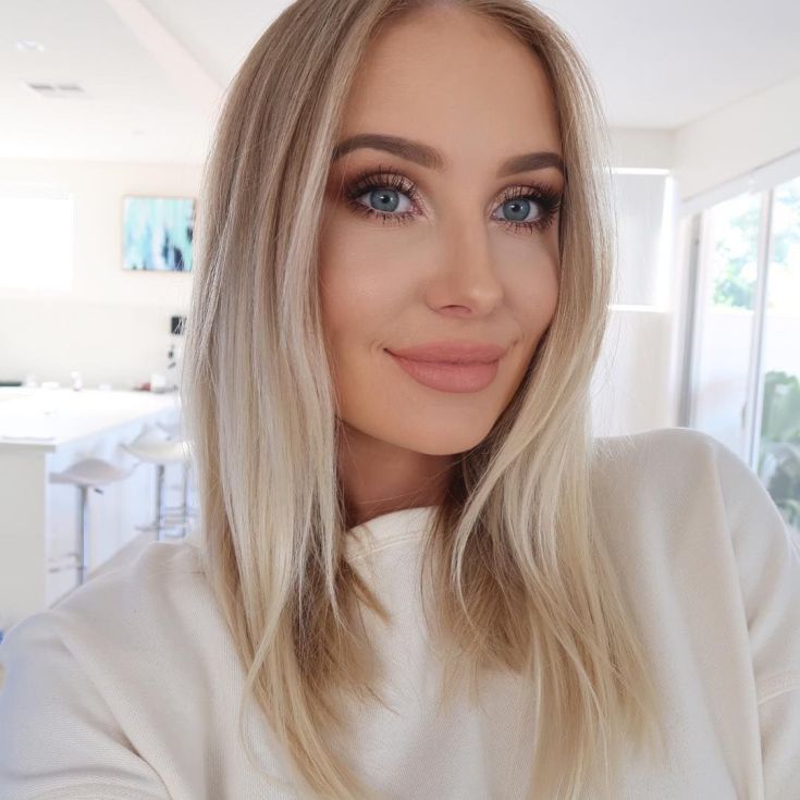 Couleur de cheveux claire pour les yeux gris