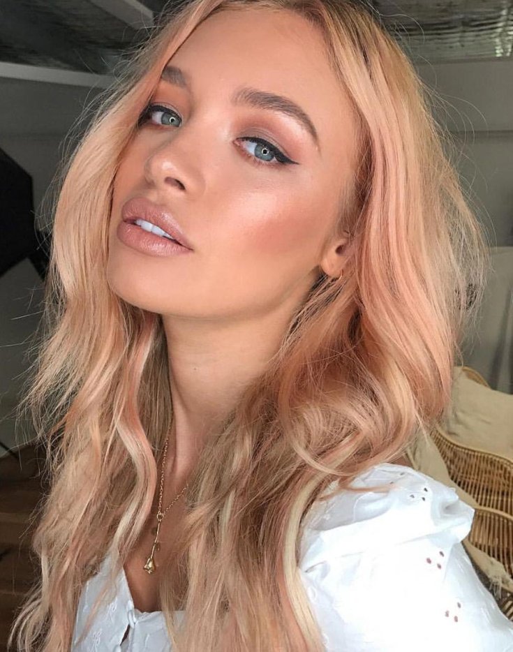 Couleur de cheveux claire pour les yeux gris