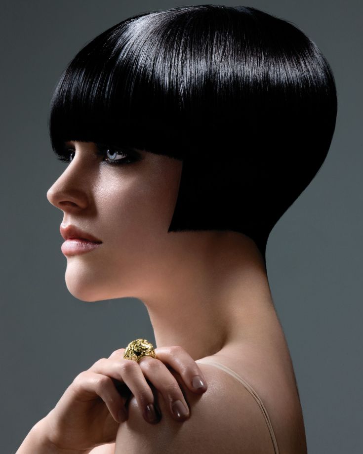 (+180 photos) Coloration cheveux noirs pour cheveux courts