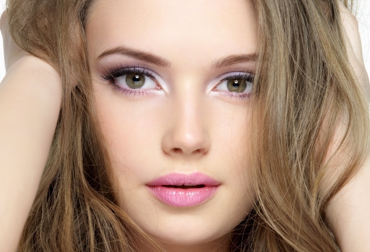 Couleur de cheveux claire pour les yeux verts