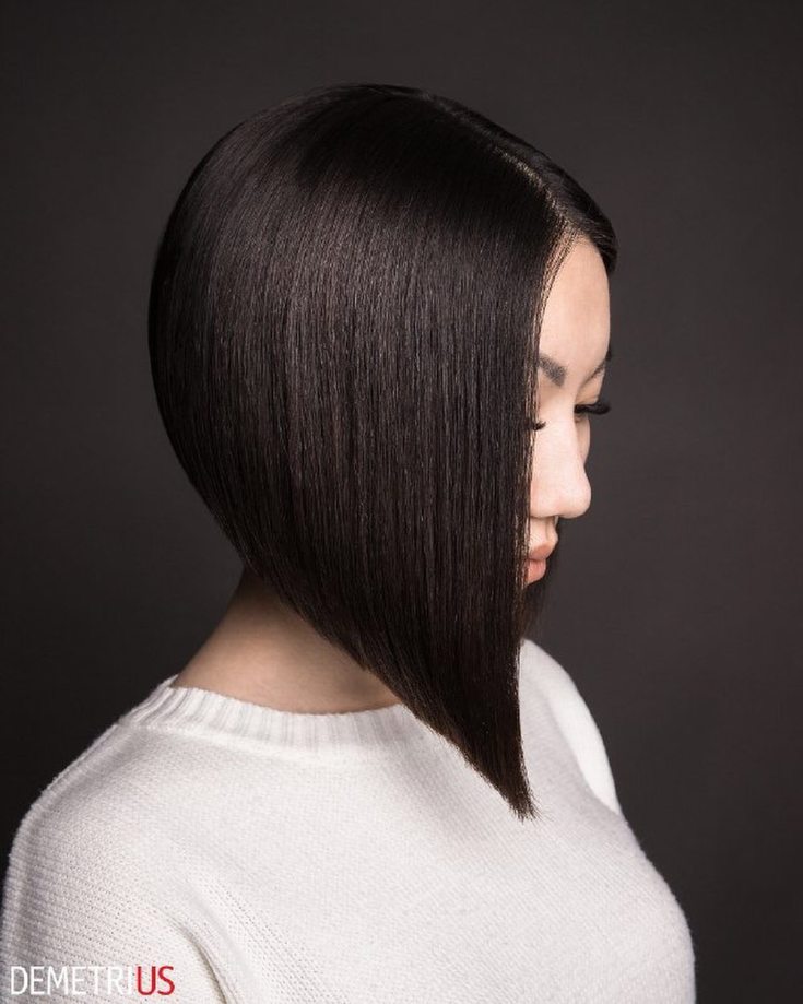 Couleur de cheveux noir bob