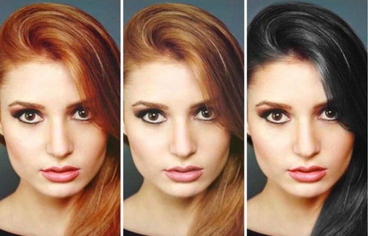 (+150 photo) Couleur de cheveux claire pour les yeux marrons