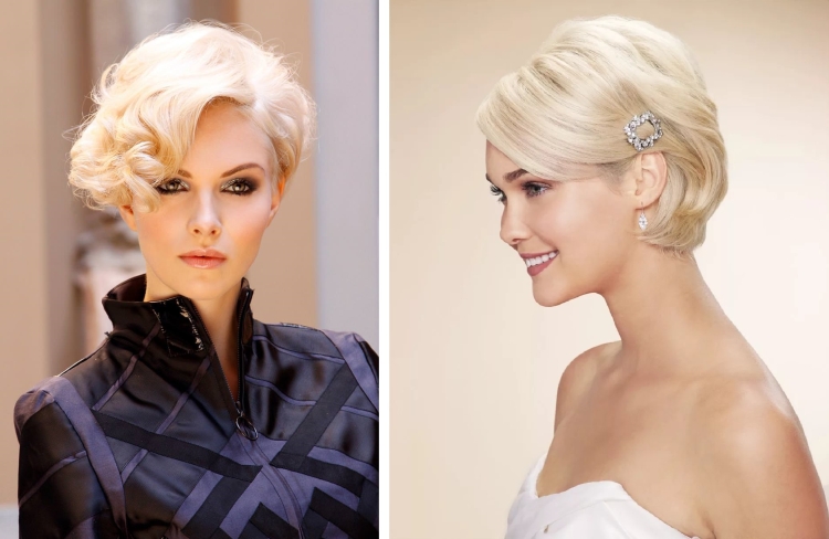Coiffures pour le Nouvel An pour cheveux courts avec vos propres mains à la maison