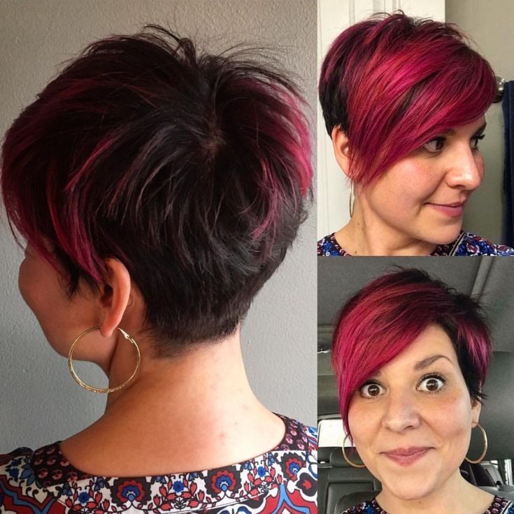 Coupe de cheveux asymétrique pour les filles obèses