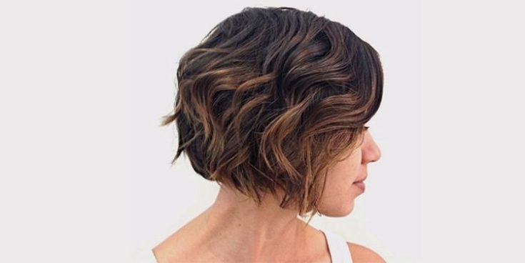 (+125 photos) Coupe de cheveux Shatush pour cheveux courts foncés