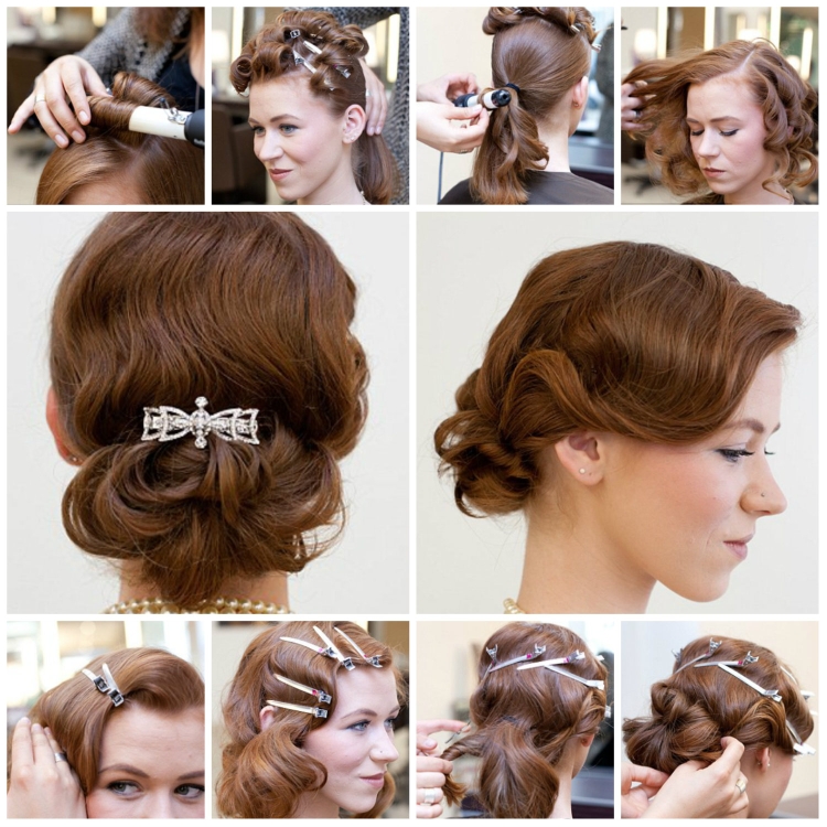 Coiffures pour la nouvelle année pour cheveux moyens faites-le vous-même à la maison