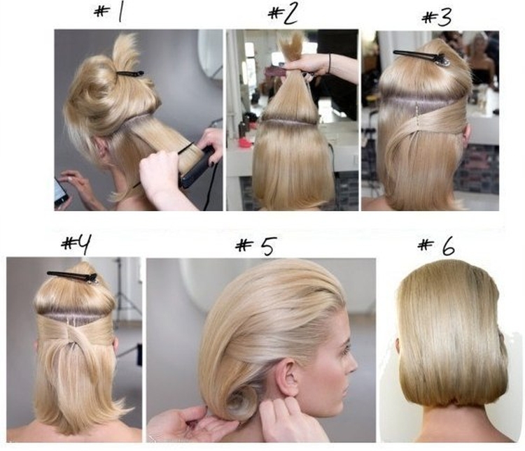 Coiffures pour le Nouvel An pour cheveux courts avec vos propres mains à la maison