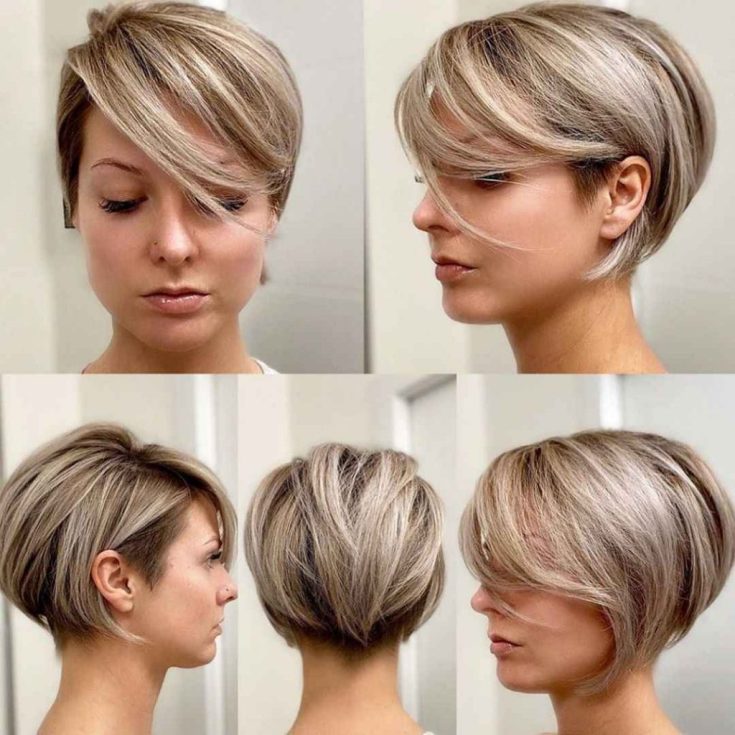 Coupe de cheveux Pixie pour cheveux courts et moyens