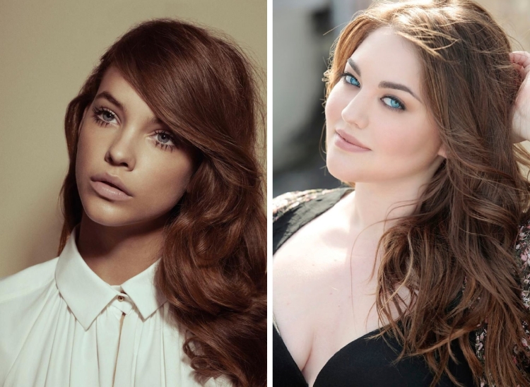 Couleur de cheveux laiteuse avec différentes nuances