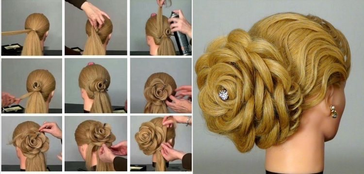 Coiffures pour la nouvelle année pour cheveux moyens faites-le vous-même à la maison