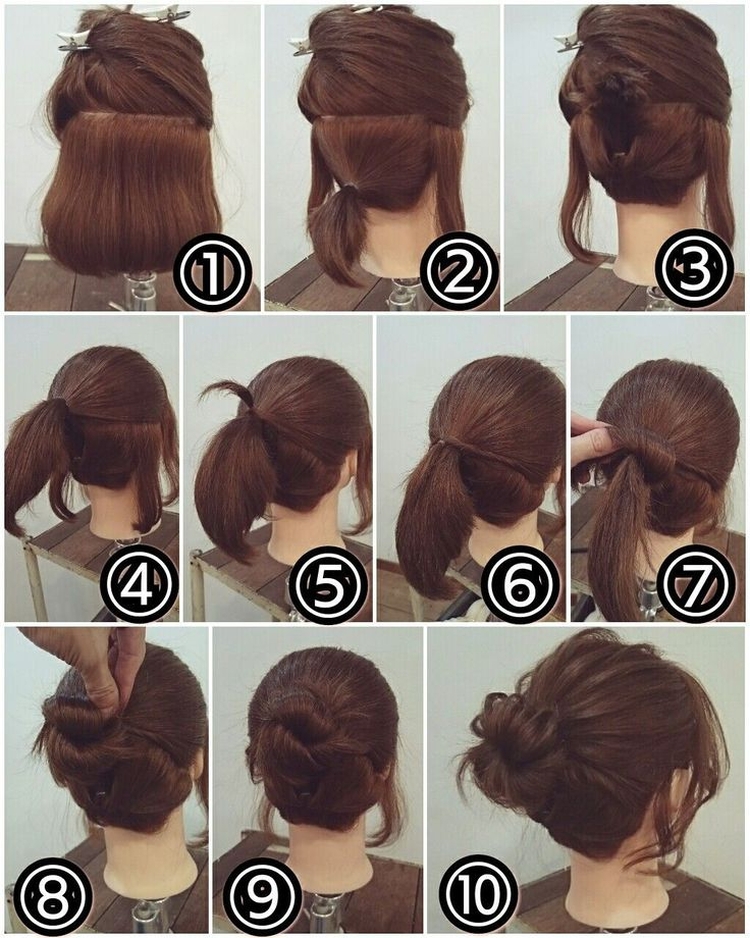 Coiffures pour le Nouvel An pour cheveux courts avec vos propres mains à la maison
