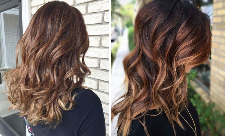Couleur de cheveux laiteuse avec différentes nuances