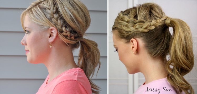 Coiffures pour la nouvelle année pour cheveux moyens faites-le vous-même à la maison