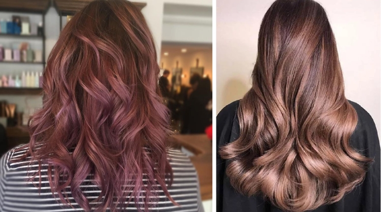 Couleur de cheveux laiteuse avec différentes nuances