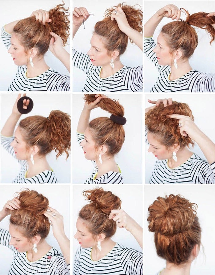 Coiffures pour la nouvelle année pour cheveux moyens faites-le vous-même à la maison