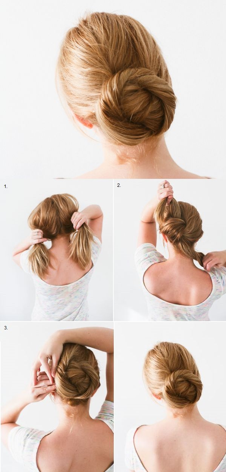 Coiffures pour la nouvelle année pour cheveux moyens faites-le vous-même à la maison