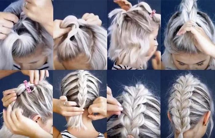 Coiffures pour le Nouvel An pour cheveux courts avec vos propres mains à la maison