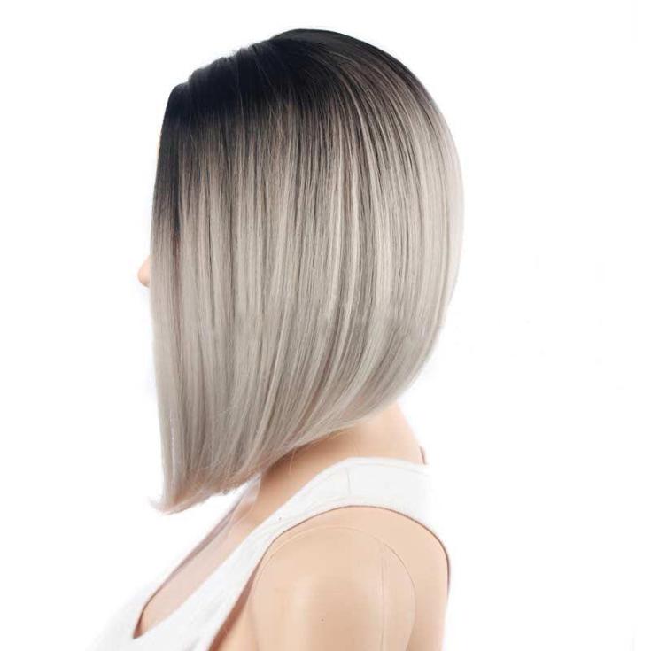 (+125 photos) Coupe de cheveux Shatush pour cheveux courts foncés