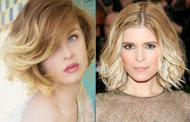 (+125 photos) Coupe de cheveux Shatush pour cheveux courts foncés