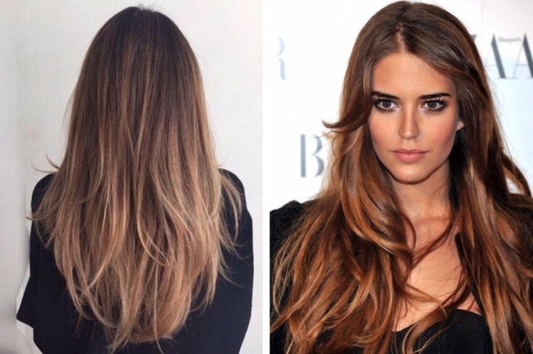 Couleur de cheveux laiteuse avec différentes nuances