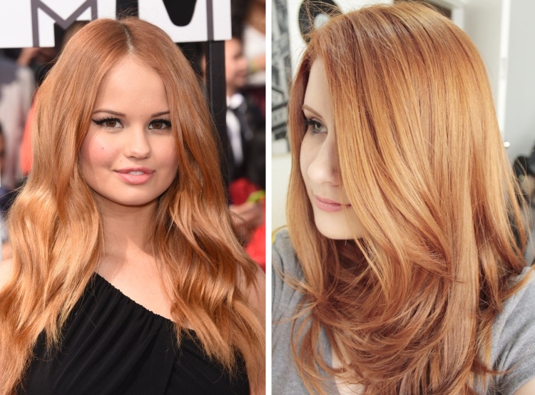Couleur de cheveux laiteuse avec différentes nuances