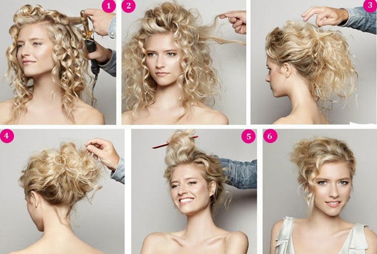 Coiffures pour la nouvelle année pour cheveux moyens faites-le vous-même à la maison