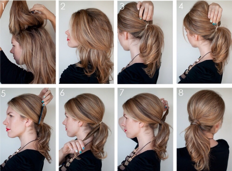Coiffures pour la nouvelle année pour cheveux moyens faites-le vous-même à la maison