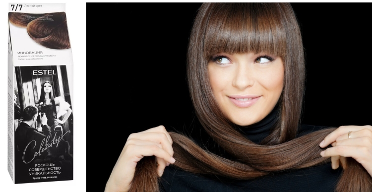 Couleur de cheveux laiteuse avec différentes nuances
