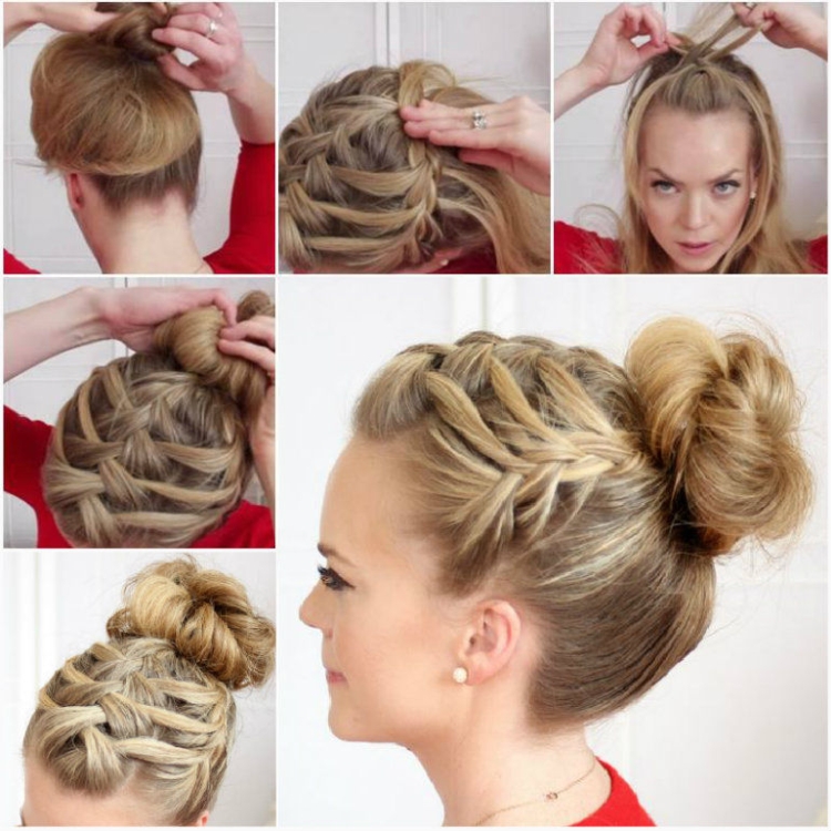 Coiffures pour la nouvelle année pour cheveux moyens faites-le vous-même à la maison