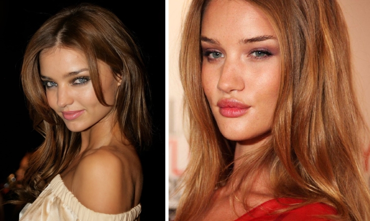 Couleur de cheveux laiteuse avec différentes nuances