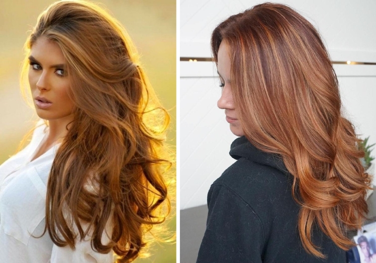 Couleur de cheveux laiteuse avec différentes nuances