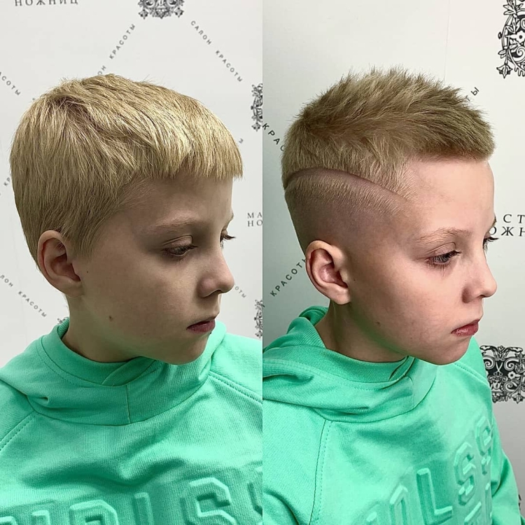 Coupes de cheveux modèles à faire soi-même pour garçons avec une machine à écrire à la maison