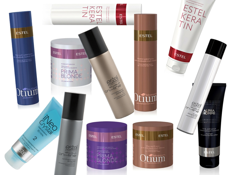 Palette de couleurs de cheveux Estelle