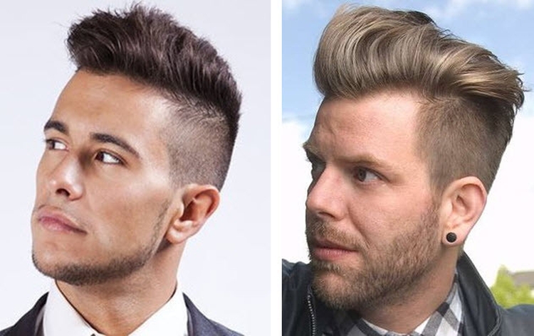 Coupes de cheveux pour hommes aux tempes rasées avec noms et exemples