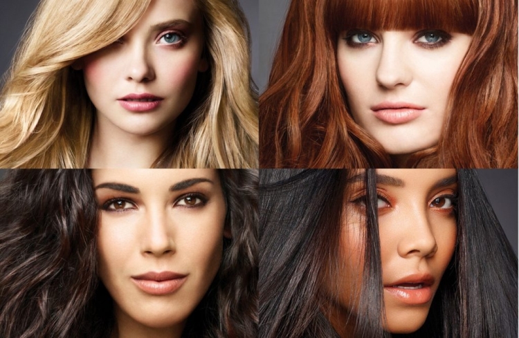 Coloration à la mode sur les coupes de cheveux bob pour cheveux foncés et clairs