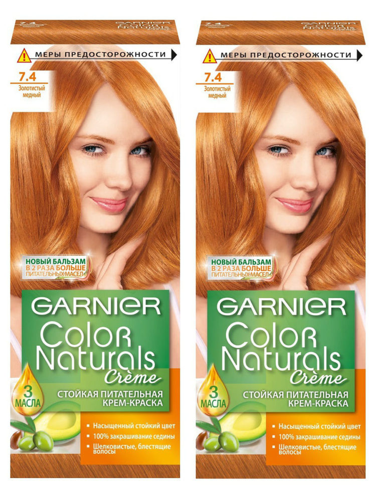 Palette de peinture Garnier par numéros avec exemples et photos