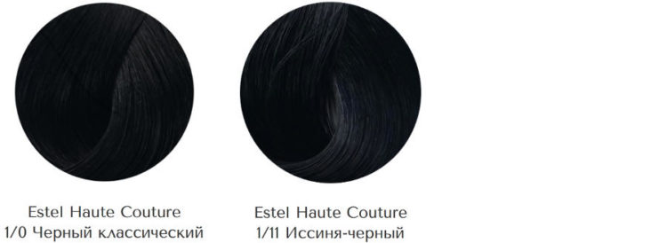 Palette de couleurs de cheveux Estelle